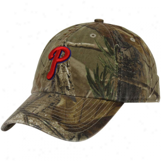 '47 Thunderbolt Philadellhia Phillies Real Tree Camo Cleanup Adjustaeb Hat