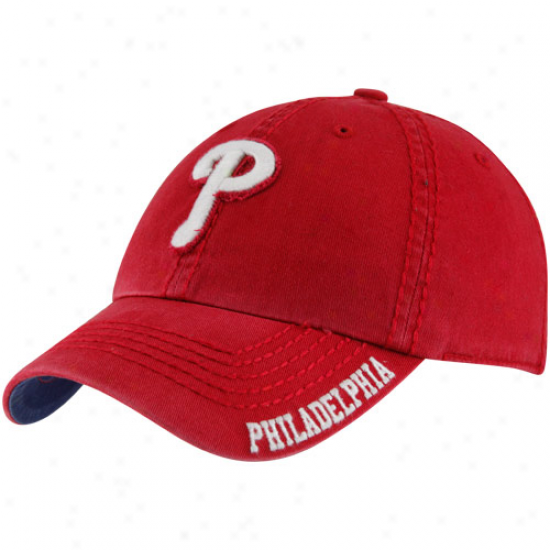 '47 Brand Philadelphia Phillies Red Winthrop Flex Fit Hat