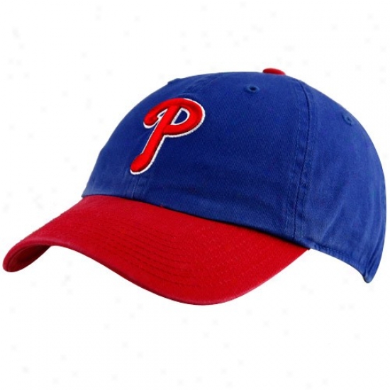 '47 Brand Philadelphia Phillies Royal Blue-red Franchise Fitted Hat
