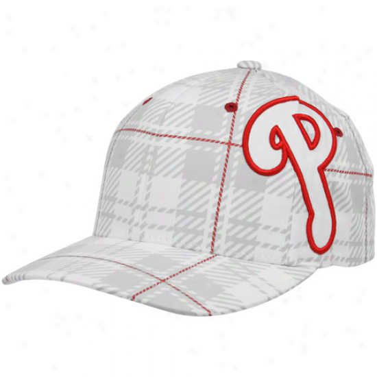 '47 Brand Philadelphia Phillies White Provoker Closer Flex Fit Hat