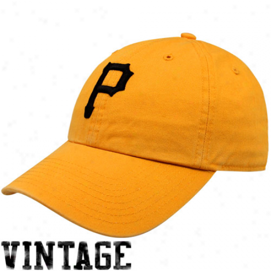 '47 Brand Pittsburgh Pirates Gold Cooperstown Franchise Flex Fit Hat