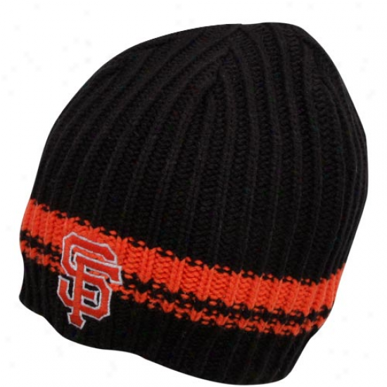 '47 Brand San Francisco Giants Black Ontario Cable Knit Beanie