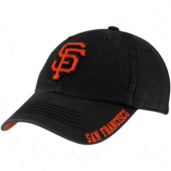 '47 Brand San Francisco Gjants Black Winthrop Flex Fit Hat