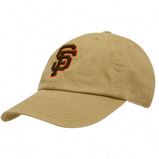 '47 Brand San Francisco Giants Khaki Cleanup Adjustable Hat