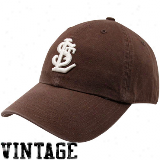 '47 Brand St. Louis Cardinals Chocolate Vintage Cooperstown Franchise Fitted Hat