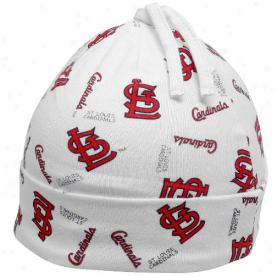 '47 Brand St. Louis Cardinals Newborn White Team Babu Beanie