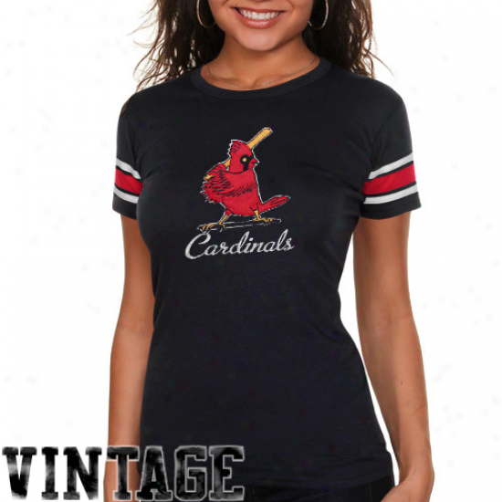 '47 Brand St. Louis Cardinals Womens Vintage Campus T-shirt - Navy Blue