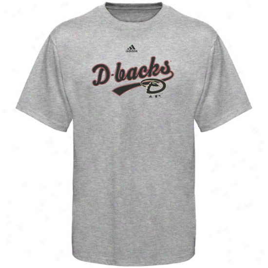 Adidas Arizona Diamondbacks Ash Juvenility Script T-shirt