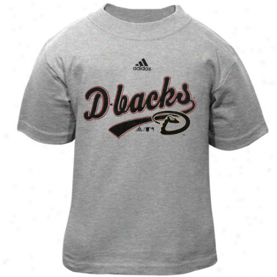 Adidas Arizona Diamondbacks Toddler Ash Script T-shirt