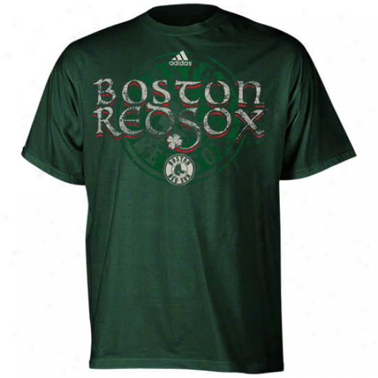 Adidas Boston Red Soox Youth Kilarneh T-shirt - Green