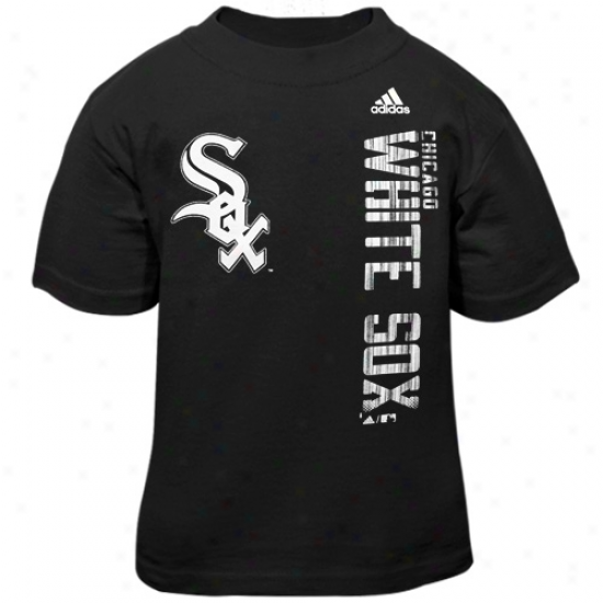 Adidas Chicago White Sox Toddler Black The Loudest T-shirt