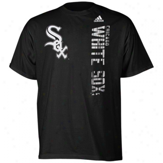 Adidas Chicago White Sox Youth Black The Loudest T-shirt