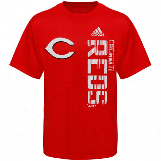 Adiras Cincinnati Reds Juvenility Red The Loudest T-shirt
