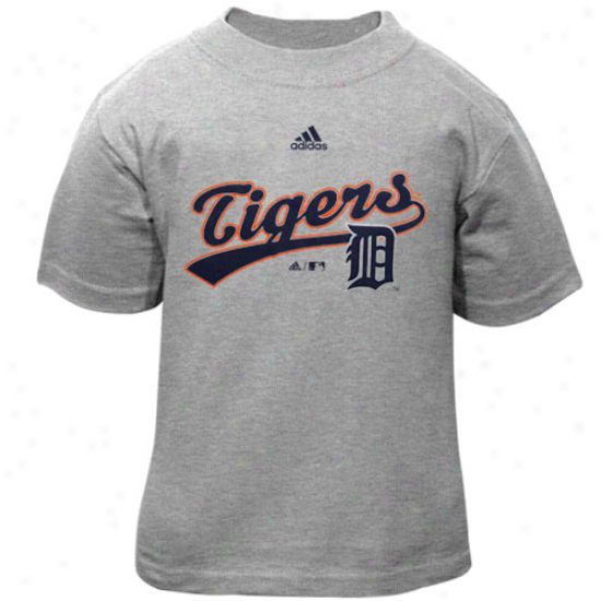 Adidas Detroit Tiyers Toddler Ash Script T-shirt