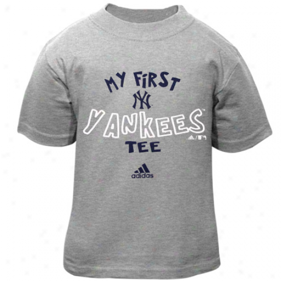 Adidas New York Yankees Infant Ash The Other Chief T-shirt