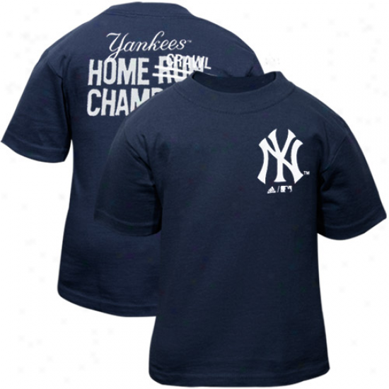 Adidas New York Yankees Navy Blue Home Crawl Champion Infant T-shurt