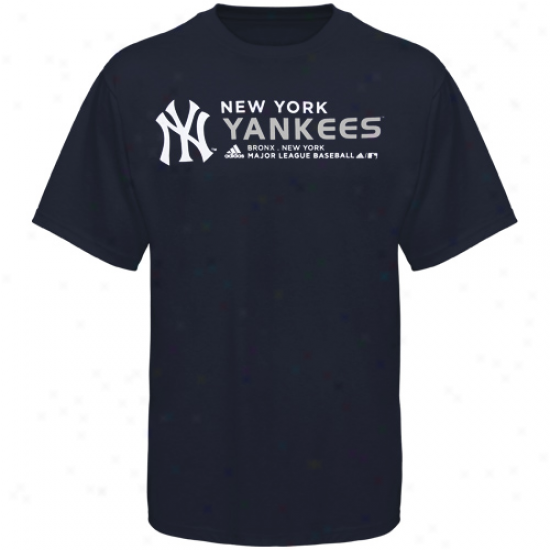 Adidas New York Yankees Youth Navy Blue Diamond Edge T-shirt