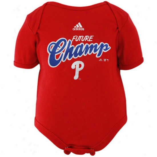 Adidas Philadelphia Phillies Newborn Red Future Champ Creeper