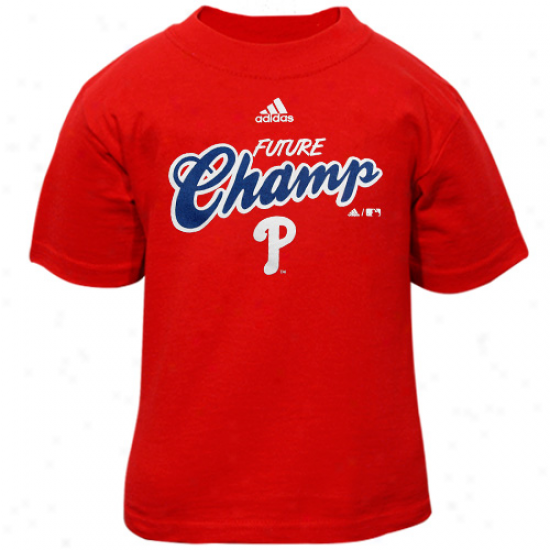 Adidas Philadelphia Phillies Toddler Red Future Champ T-shirt