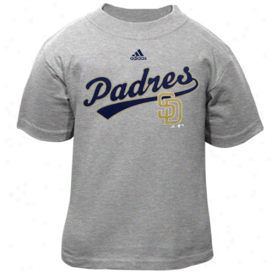 Adidas San Dievo Padres Toddler Ash Script T-shirt