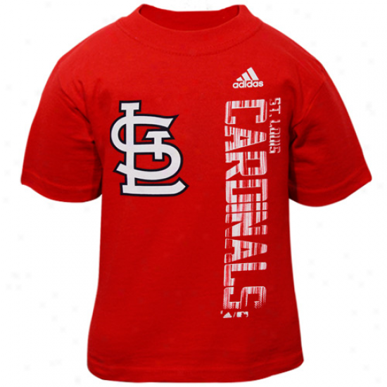 Adidas St. Louis Cardinals Toddler Red The Loudest T-shirt