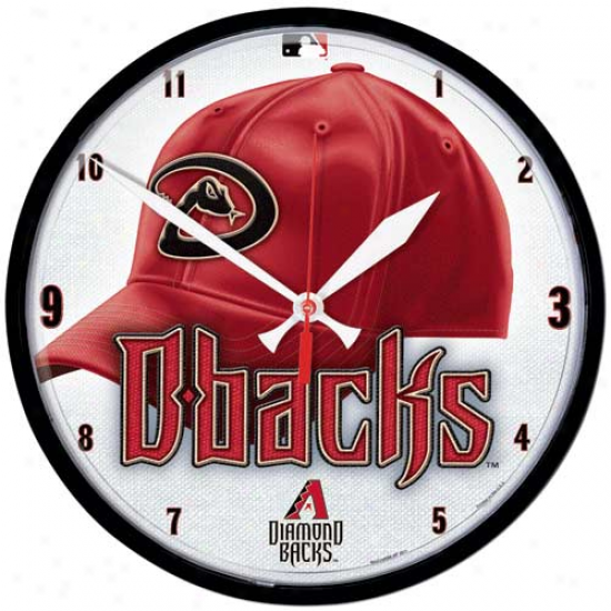 Arizona Diamondbacks 12'' Ball Cap Round Wall Clock