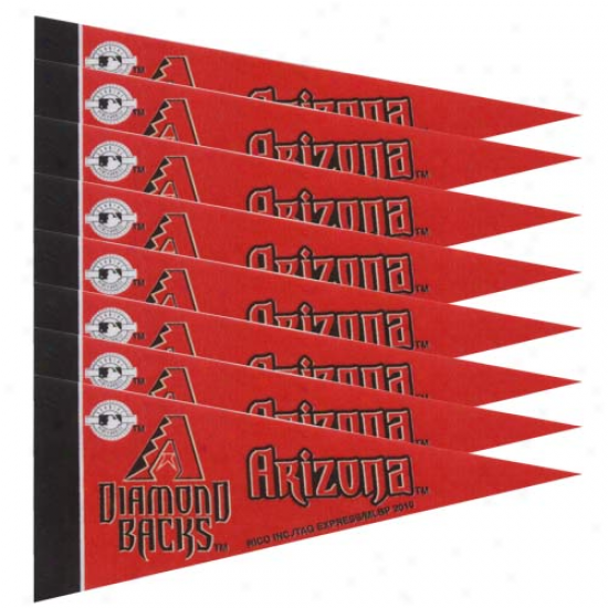 Arizona Diamondbacks 8-pack 4'' X 9'' Sedona Red Mini Pennant Plant