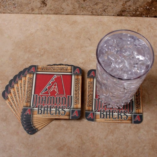 Arizona Diamondbacks 8-pack Absorbent Paperkraft Coasters