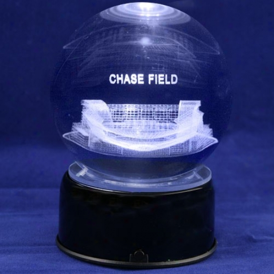 Arizona Diamondbacks Baseball Stadium 3d Laser Globe