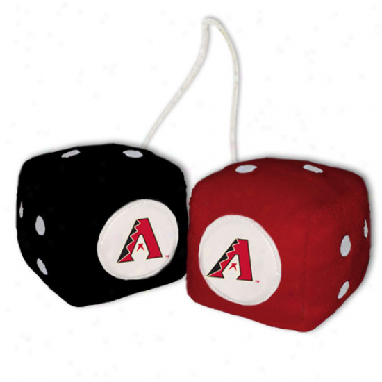 Arizona Diamondbacks Plush Team Fuzzy Dice