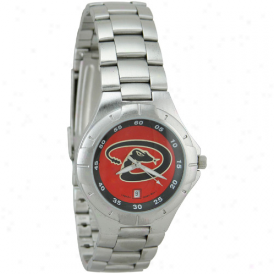 Arizona Diamondbacks Pro Ii Watch W/ Stainless Steel Band