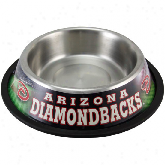 Arizona Diamondbacks Satinless Steel Pet Bowl