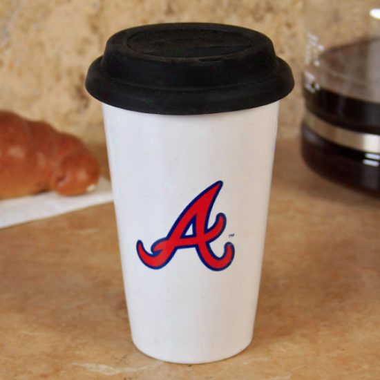 Atlanta Braves 10oz. Ceramic Team Logo Travel Mug