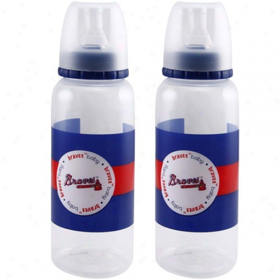 Atlanta Braves 2-pack Baby Bottle Set