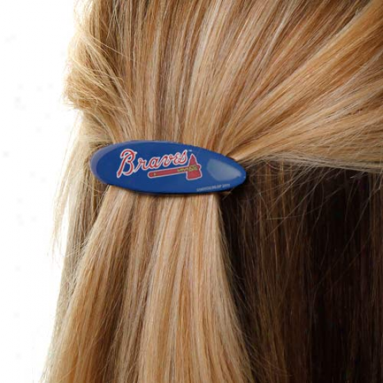 Altanta Braves 2-pack Small Barrettes