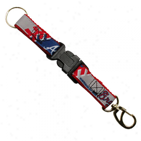 Atlanta Braves 2-piece Detachable Swivel Keychain