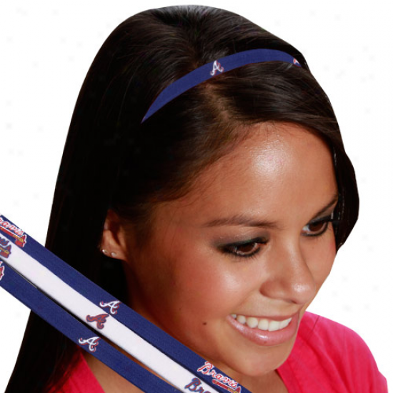 Atlanta Braves 3-pack Elastic Headbands