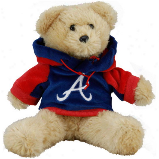 Atlanta Braves 8'' Pulsh Hoody Bear-