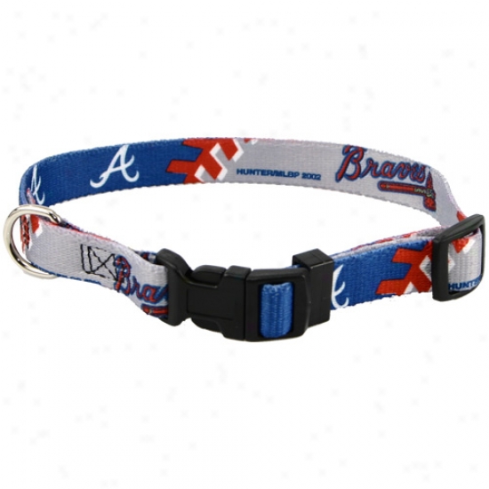 Atlanta Braves Adjustable Dog Collar