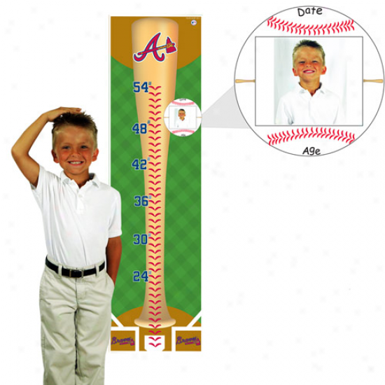 Atlanta Braves Baseball Bat Growth Chart