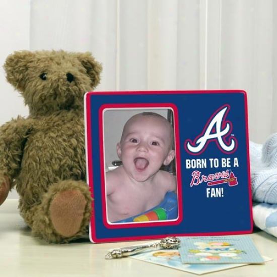 Atlanta Braves Born To Be Picture Frame