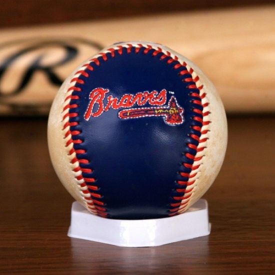 Atlanta Braves Embroidered Tezm Logo Collectible Baseball