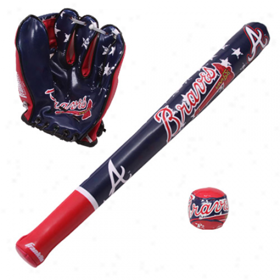 Atlanta Braves Soft Ball, Bat & Glove Set