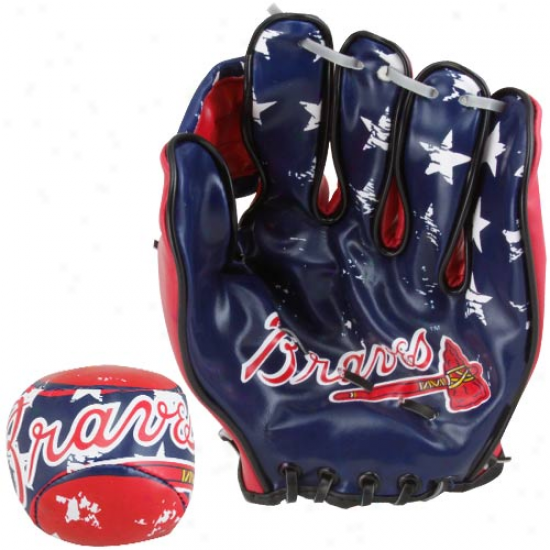 Atlanta Braves Soft Ball & Glove Set