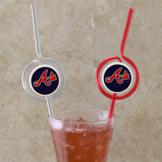 Atlanta Braves Team Sips Straws