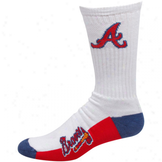 Atlanta Braves Of a ~ color Tri-color Team Logo Tall Socks