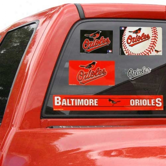 Baltimore Orioles 11'' X 17'' Ultra Decals