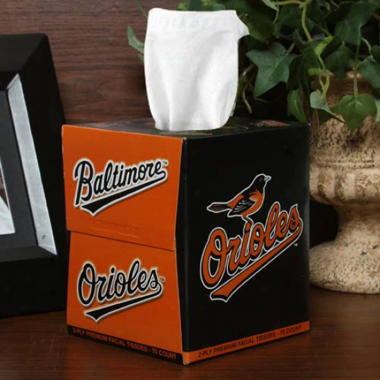 Baltimore Orioles Box Of Sports Tissues