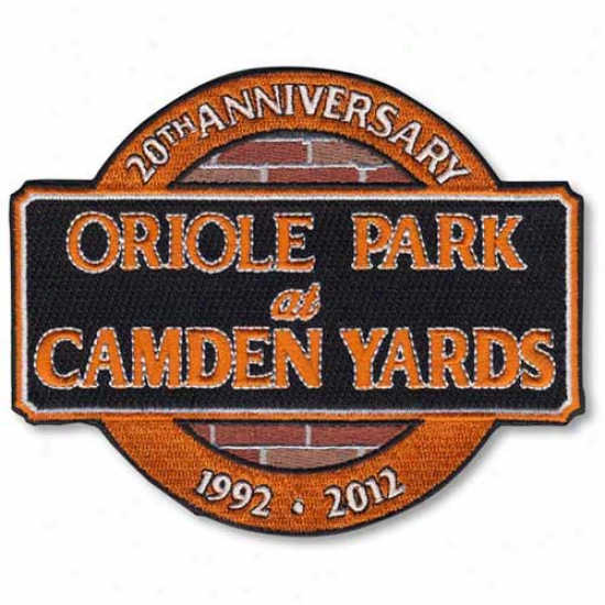 Baltimore Orioles Czmden Yards 20th Anniversary Collectible Patch