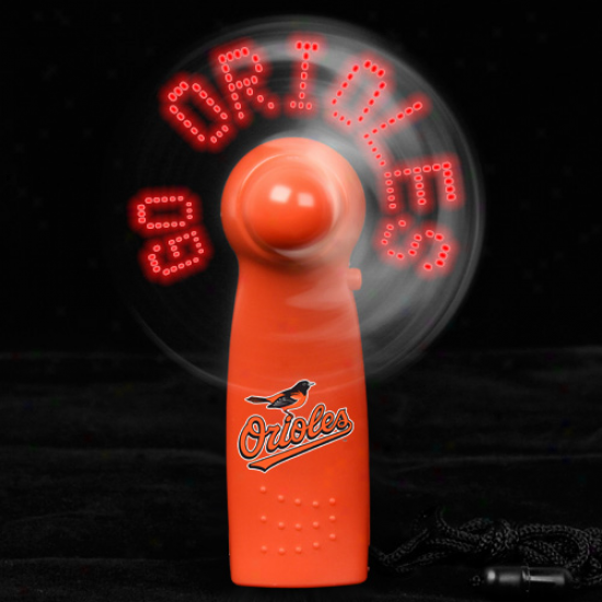 Baltimore Orioles Lighf-up Handheld Message Fan